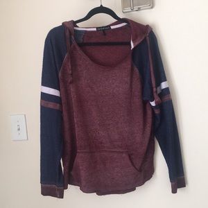 Casual hooded sweater